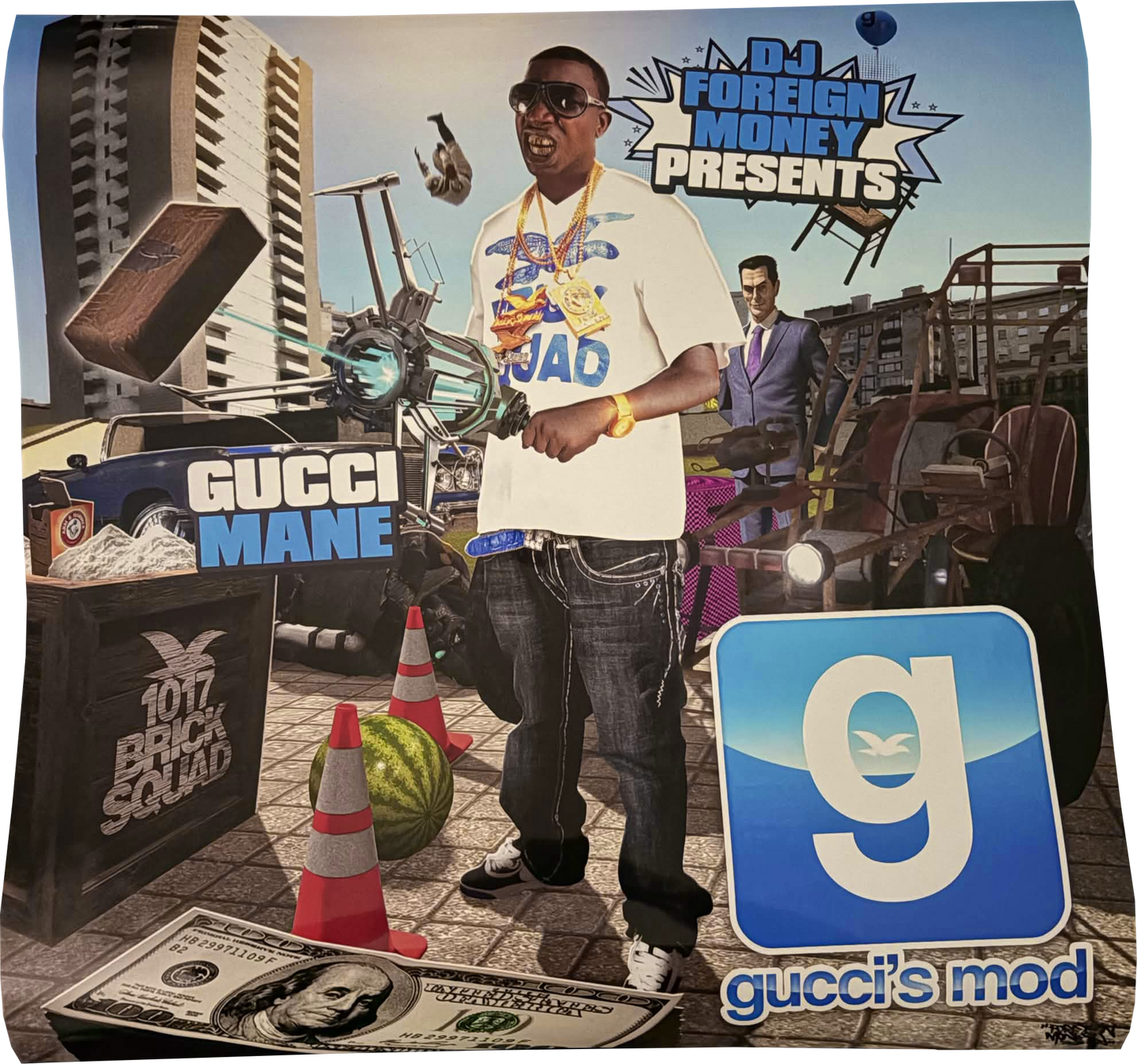 GUCCI'S MOD POSTER SIGNED