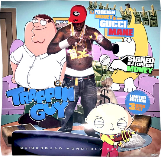 TRAPPIN' GUY POSTER SIGNED